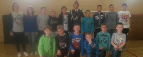 Żołnierze z  8 BLT w Balicach w naszej Szkole