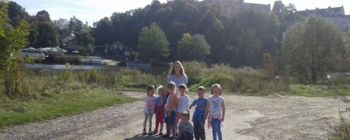 Pierwsze spacery w okolicy naszego Przedszkola - Grupa-Pracowite Pszczółki