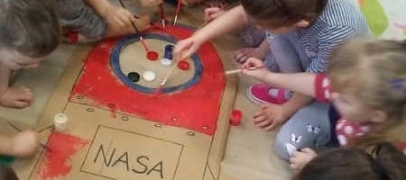 W tym tygodniu dzieci rozmawiały o kosmosie!